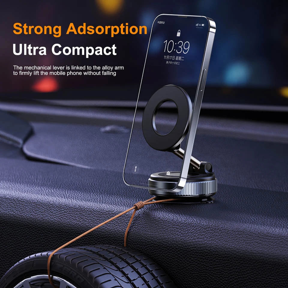 Car Phone Holder with Vacuum Suction