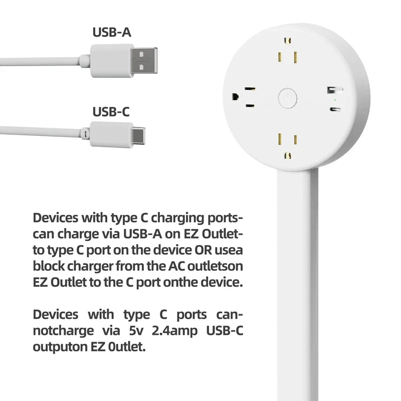 Rotates 180° Electrical Outlet Extender