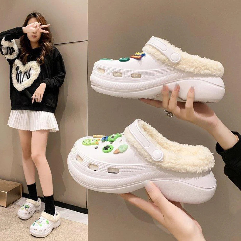 Fuzzy Crocs Liners