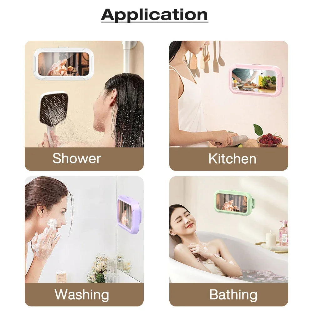 Waterproof Shower Phone Holder