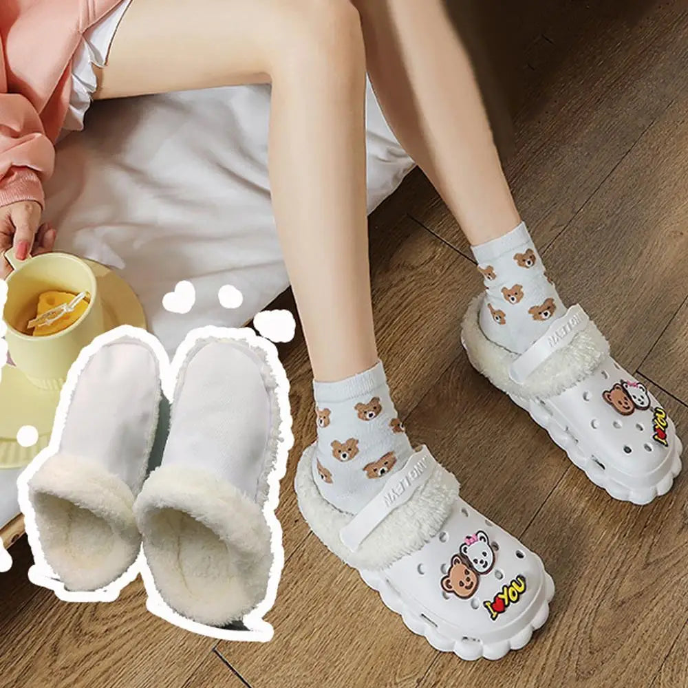 Fuzzy Crocs Liners