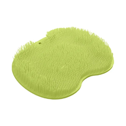 Scrubber Shower Massage Pad Silicone Shower Wall Mounted Back Massage Reusable Cleaning Brush Shower Feet Wash Mat Washer
