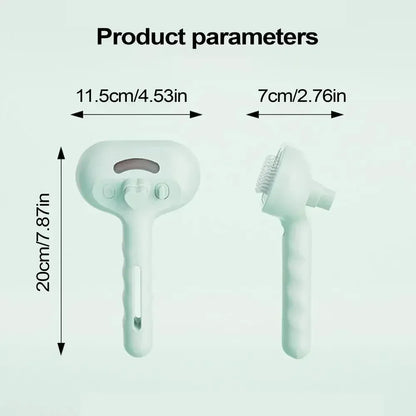 Pet Steam Grooming Brush | Premium Self-Cleaning Hair Remover for Cats & Dogs