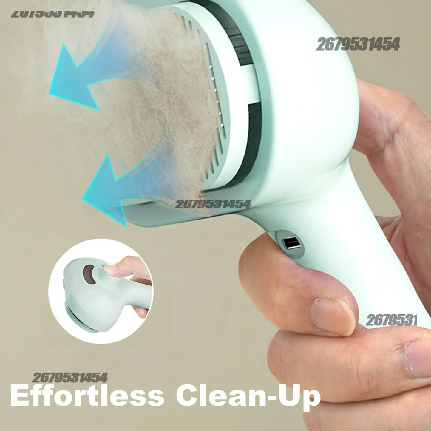 Pet Steam Grooming Brush | Premium Self-Cleaning Hair Remover for Cats & Dogs